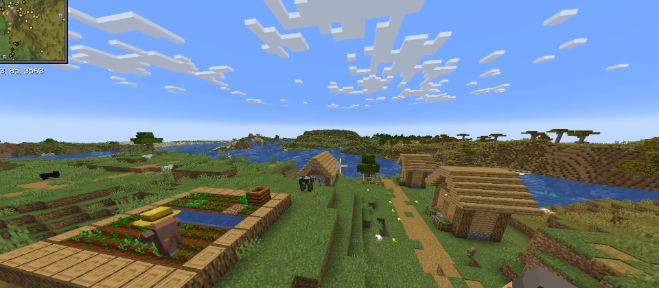 我的世界村庄里有什么东西