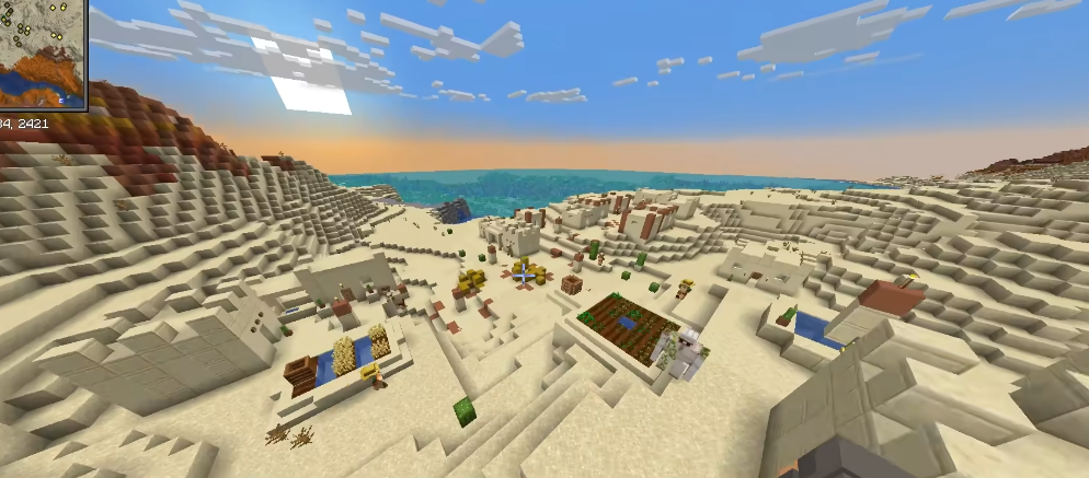 我的世界村庄里有什么东西