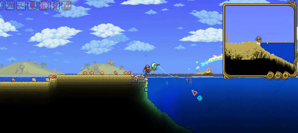 泰拉瑞亚钓鱼能获得什么