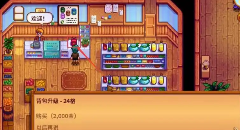 星露谷物语背包满了怎么办