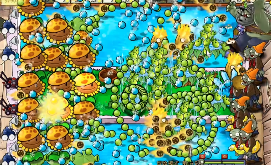植物大战僵尸15关怎么过