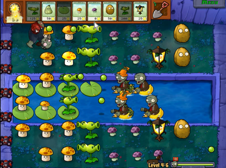 植物大战僵尸4-6怎么过