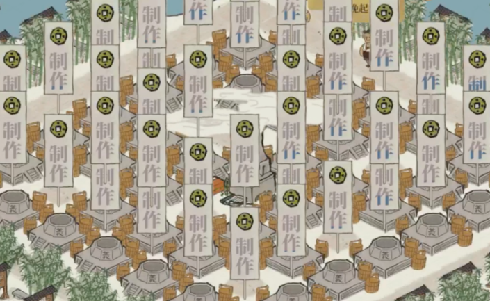 江南百景图怎么捡木料