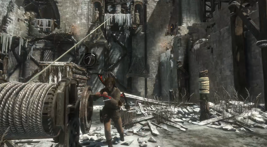 古墓丽影崛起怎么过邪恶溪谷