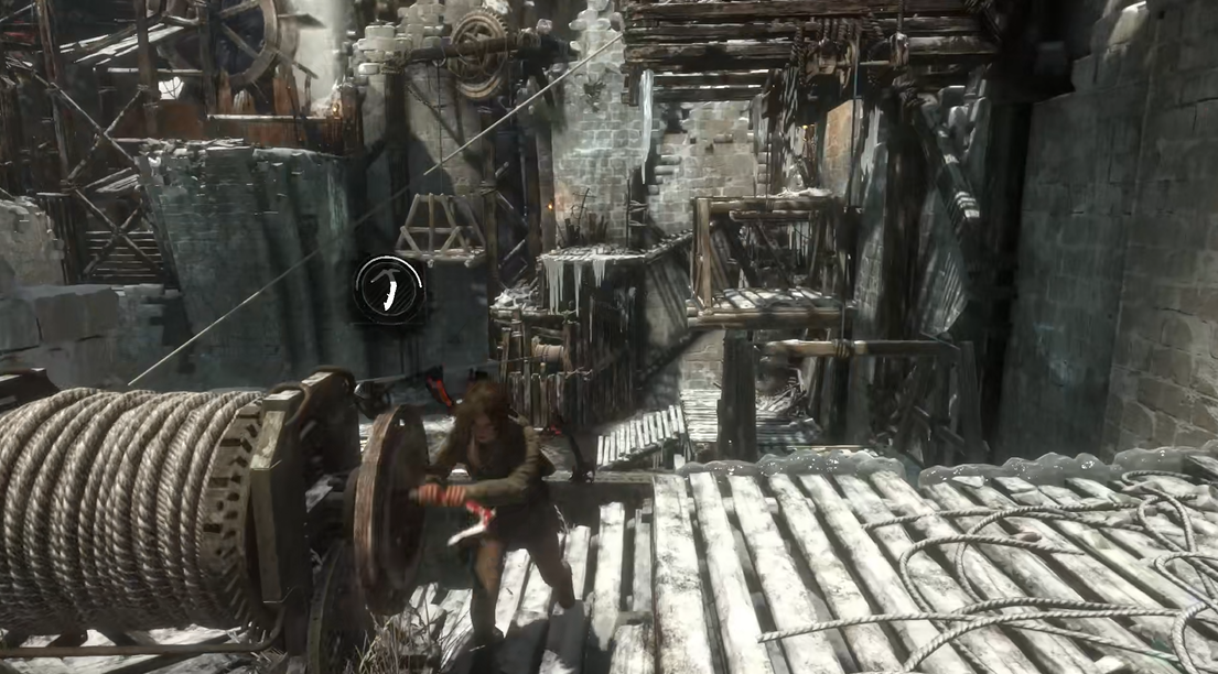 古墓丽影崛起怎么过邪恶溪谷