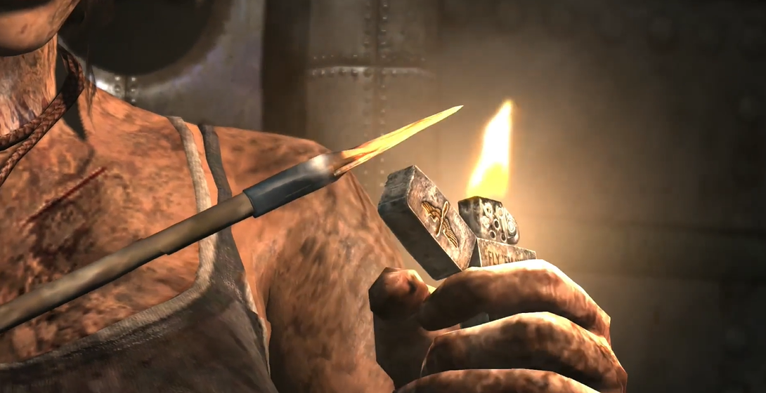 古墓丽影打火机怎么用