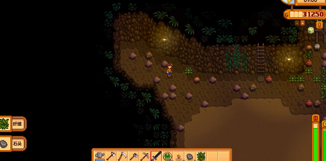 星露谷物语前期怎么挖矿