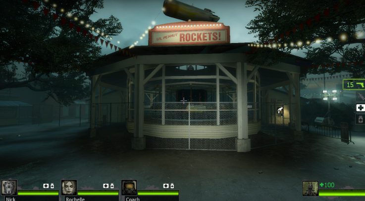 求生之路2怎么关掉旋转木马