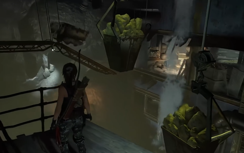 古墓丽影矿场一关怎么过