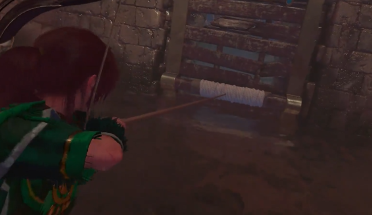 古墓丽影怎么抬起水闸门