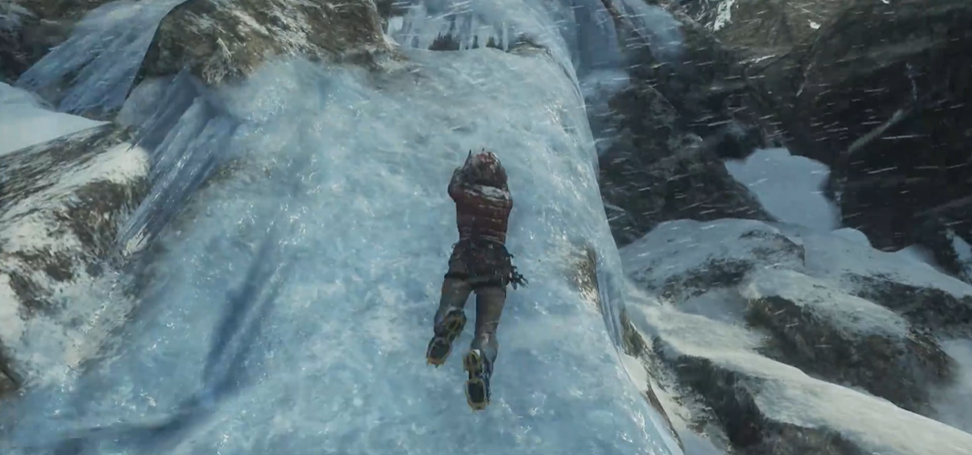 古墓丽影崛起冰墙怎么爬