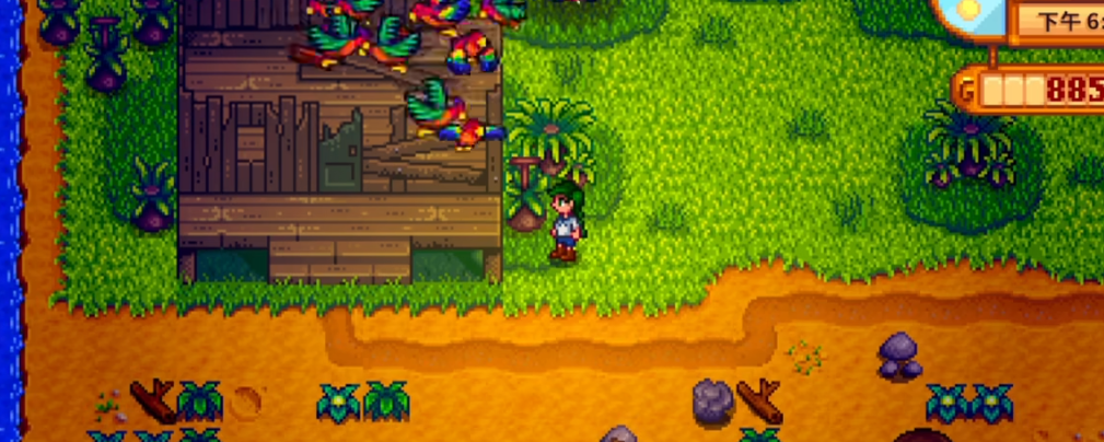 星露谷物语姜岛怎么解锁农舍