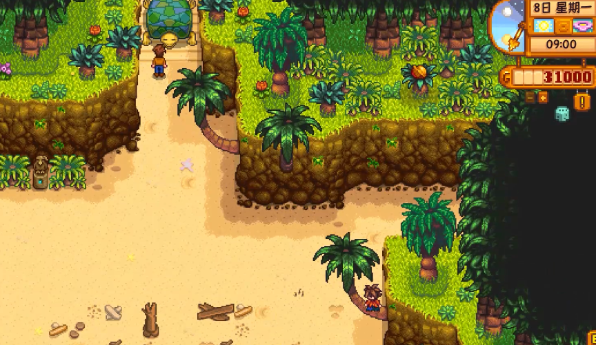 星露谷物语姜岛北部在哪