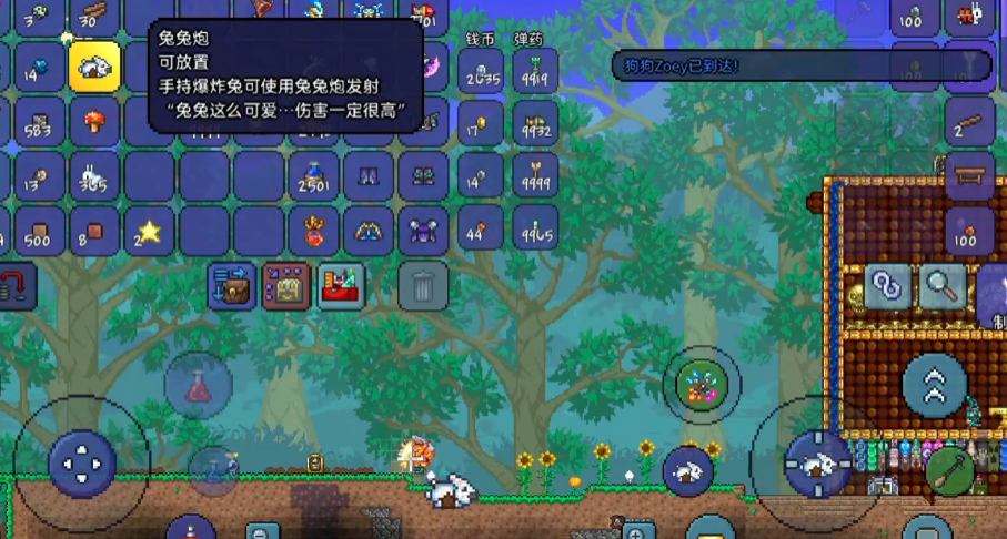 泰拉瑞亚爆炸兔怎么使用