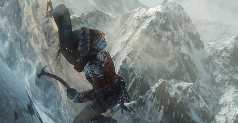 古墓丽影崛起开始爬冰川怎么过