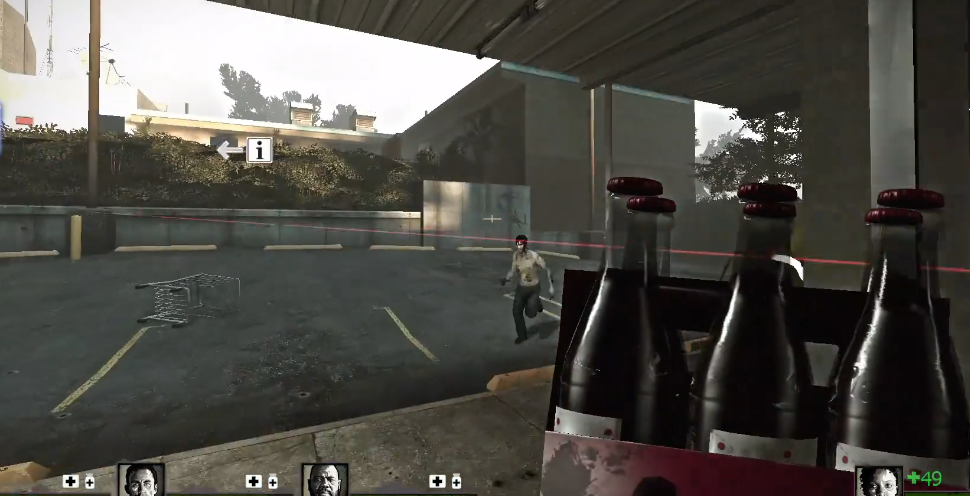 求生之路2拿了可乐怎么走