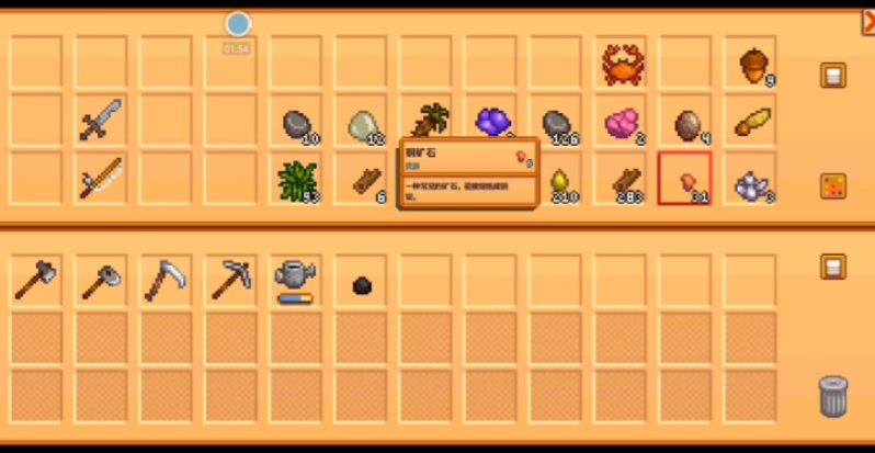 星露谷物语物品栏满了怎么办