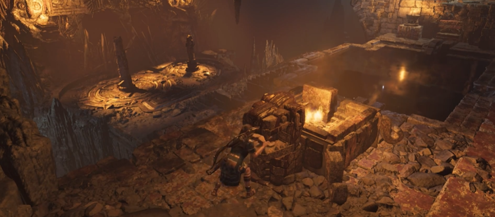 古墓丽影两个转盘怎么自动回转