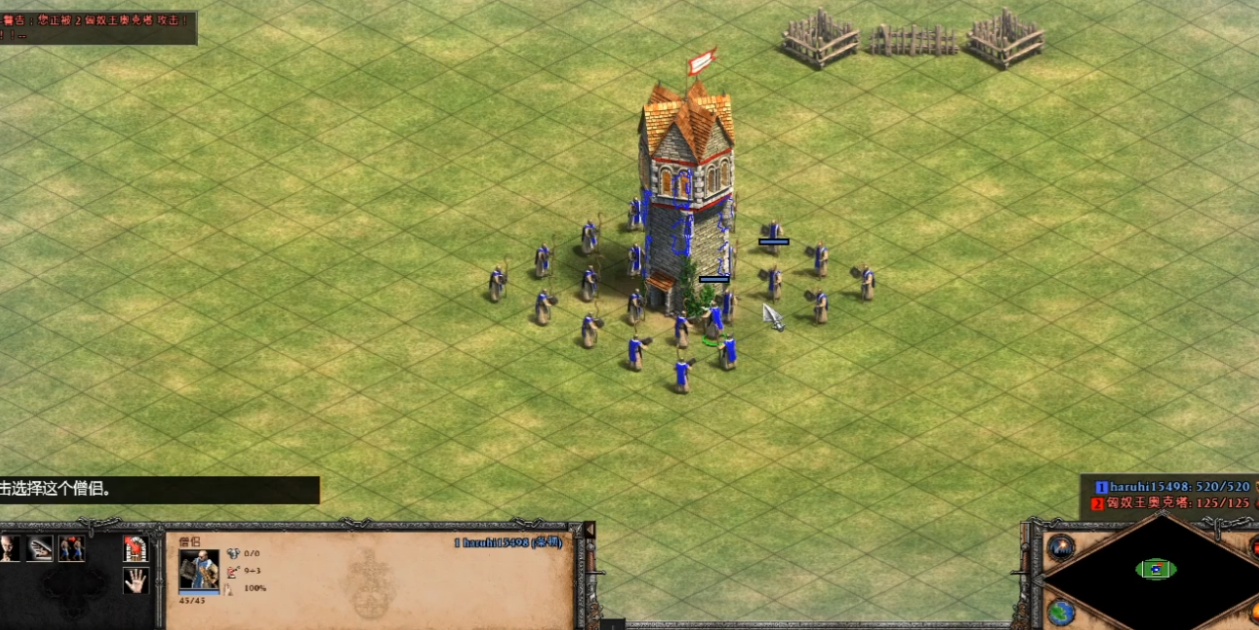 帝国时代2僧侣驻扎有什么用