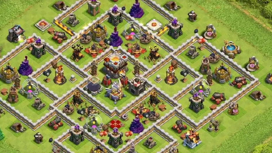 部落冲突11本怎样布局