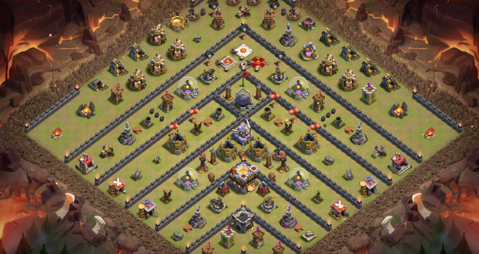 部落冲突11本怎样布局