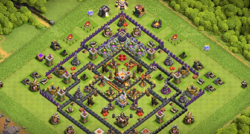 部落冲突11本怎样布局