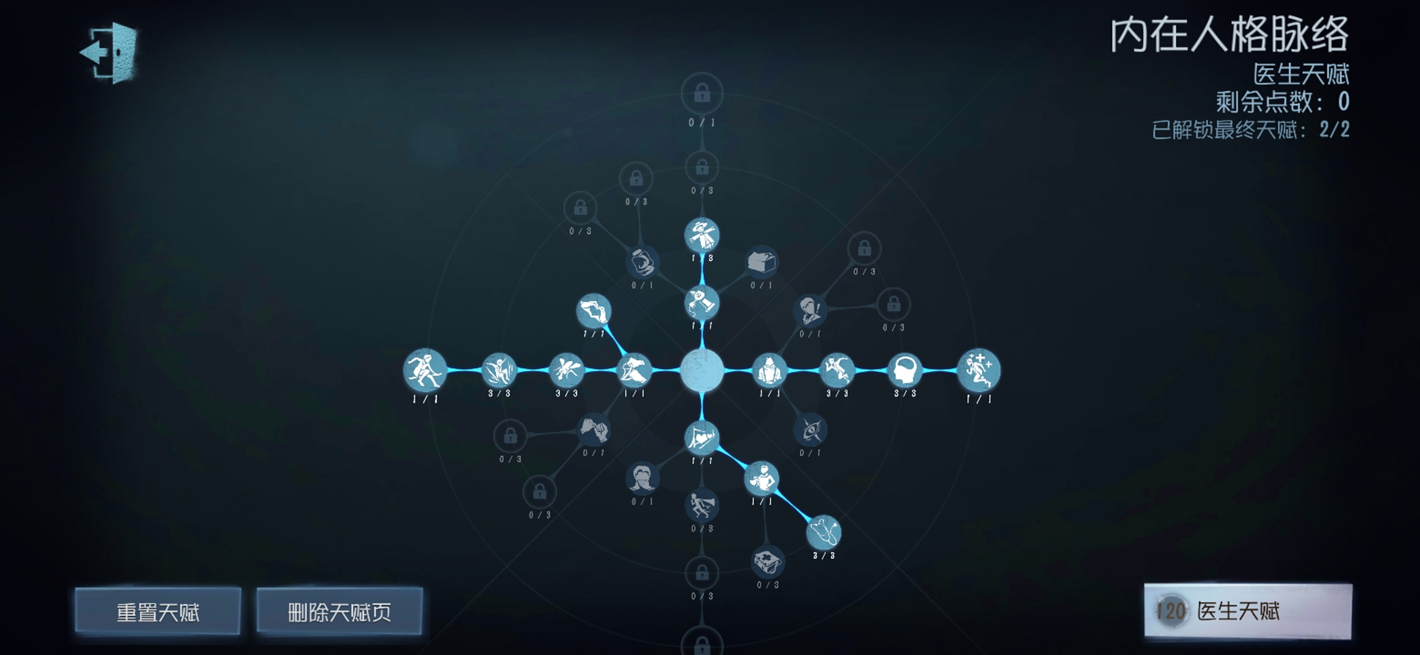 第五人格医生怎么加点