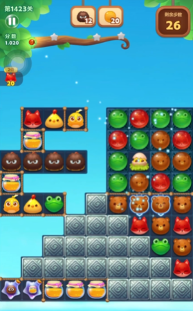 开心消消乐1423关怎么过
