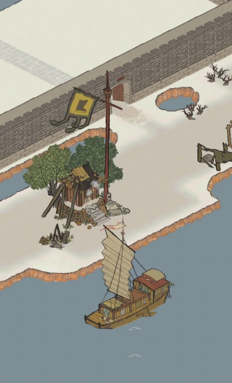 江南百景图如何开船