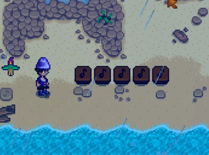 星露谷物语姜岛美人鱼在哪里