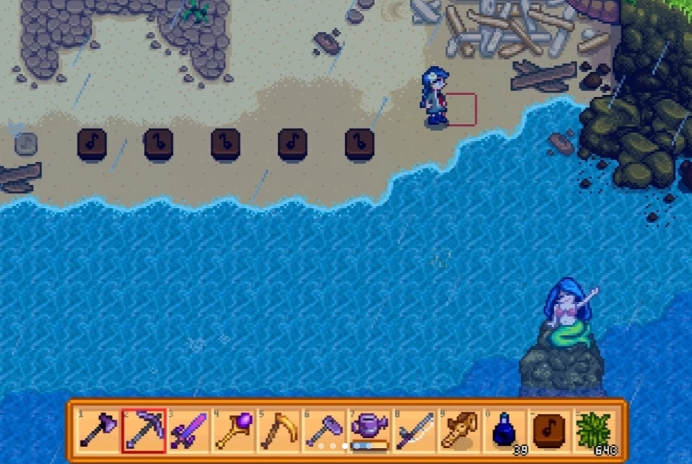 星露谷物语姜岛美人鱼在哪里