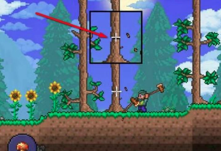 泰拉瑞亚怎么快速获得木头