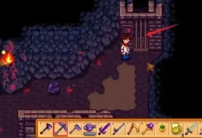 星露谷物语姜岛火山怎么进