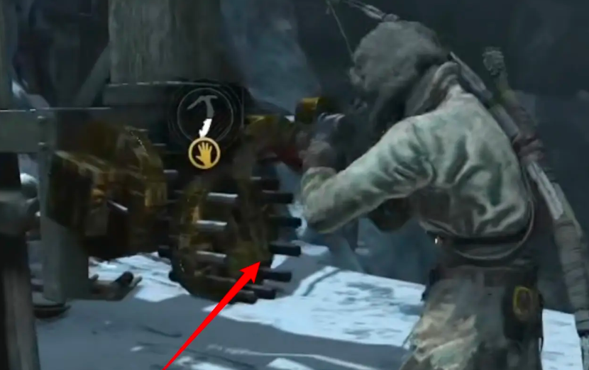 古墓丽影崛起怎么把冰块击碎