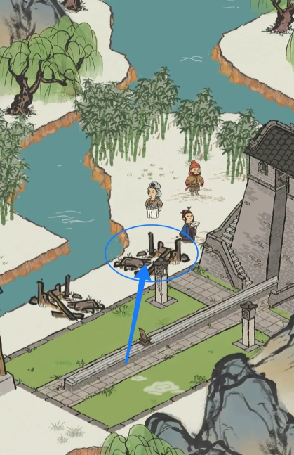 江南百景图怎么摧毁废墟