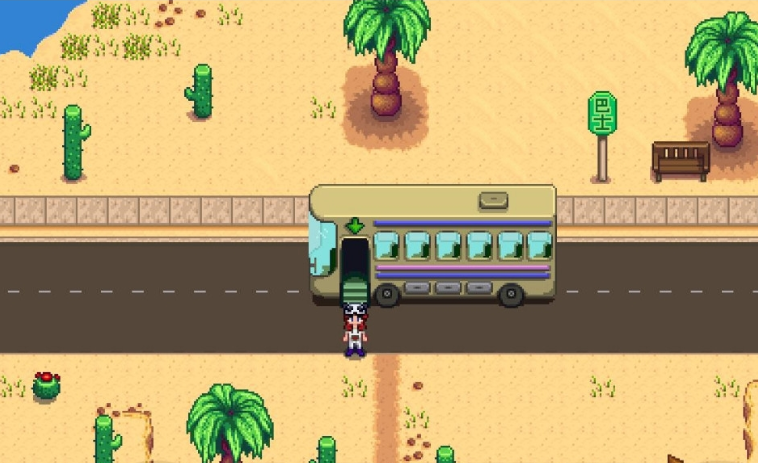 星露谷物语沙漠怎么下矿