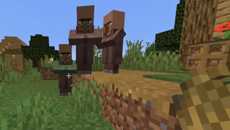 我的世界怎么投喂村民