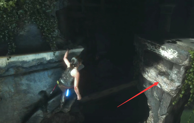 古墓丽影怎么抓到横梁