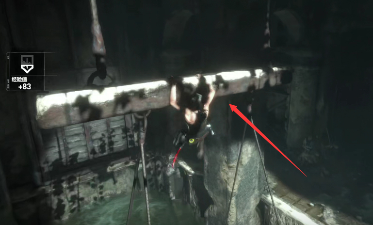 古墓丽影怎么抓到横梁