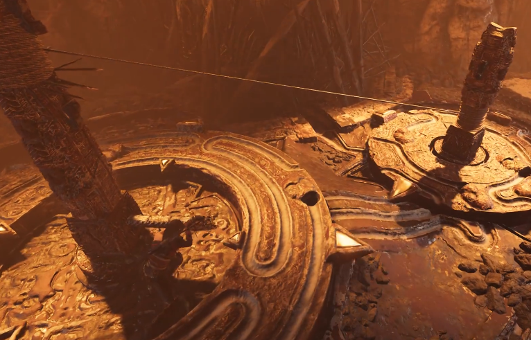 古墓丽影暗影旋转古墓怎么过