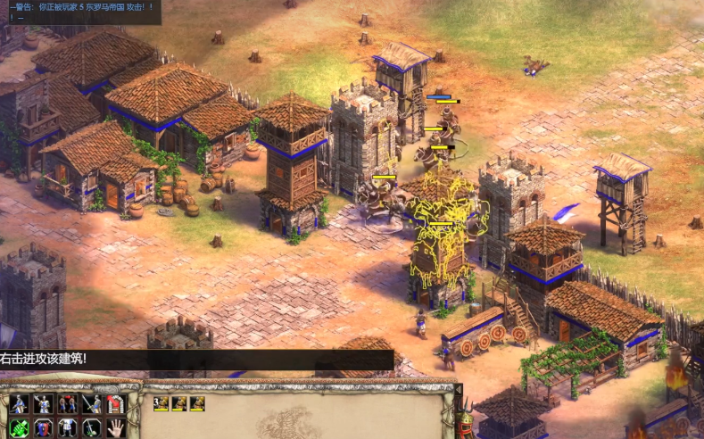 帝国时代2如何最快升城堡等级