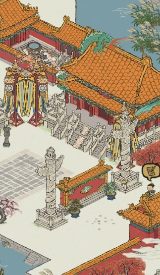 江南百景图宫廷布局在哪